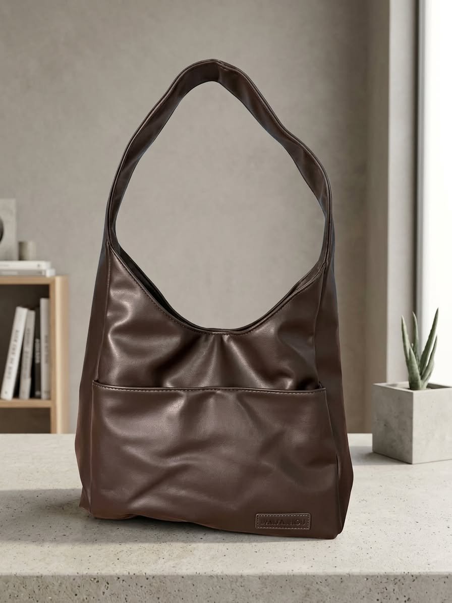 Rertro Tote Bag - Coffee
